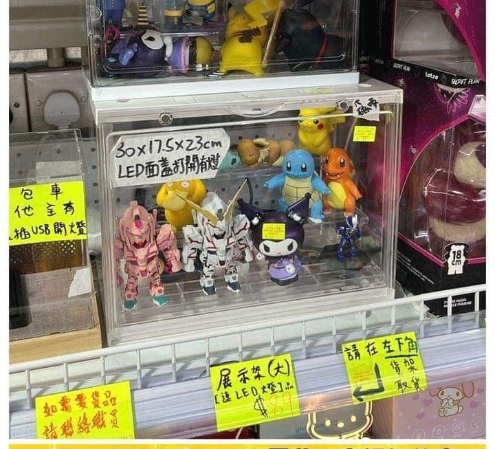 透明玩具展示收納箱/盒