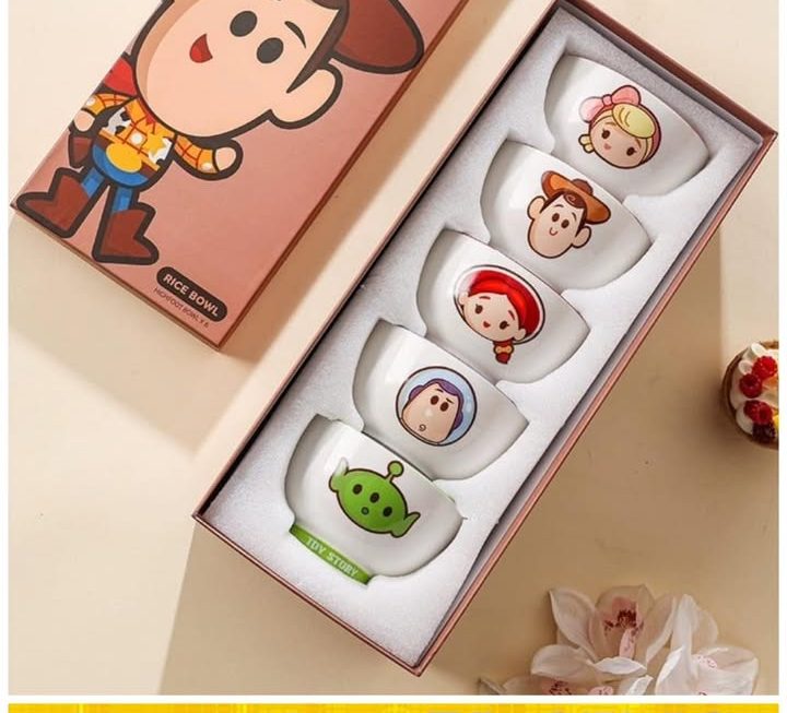 Toy Story 反斗奇兵 角色陶瓷碗套裝~$49/套（5隻碗）