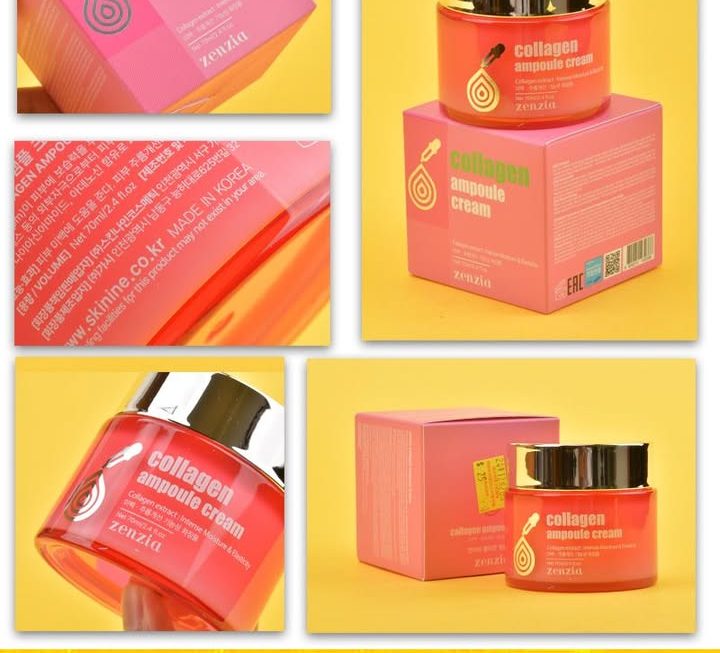 Zenzia膠原蛋白安瓶霜~$25