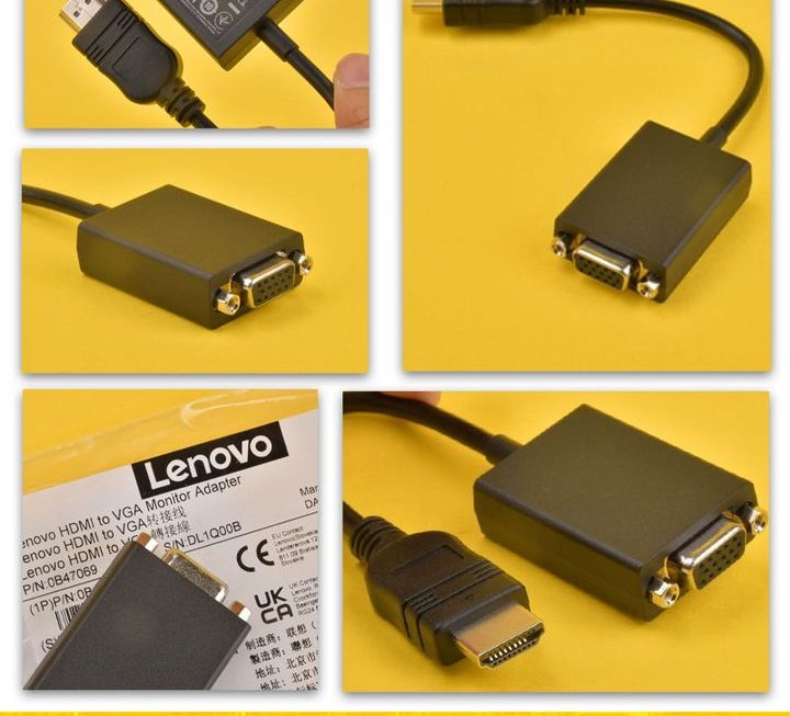 Lenovo HDMI to VGA轉接線~$79