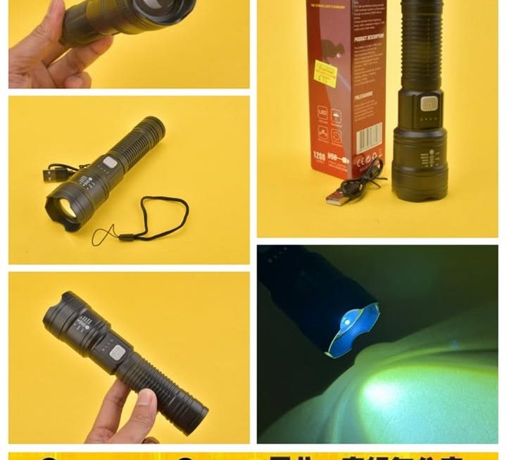 便携式強光手電筒~$15