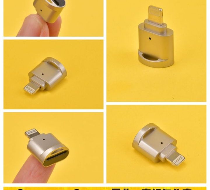 Lightning TF卡讀卡器~$15