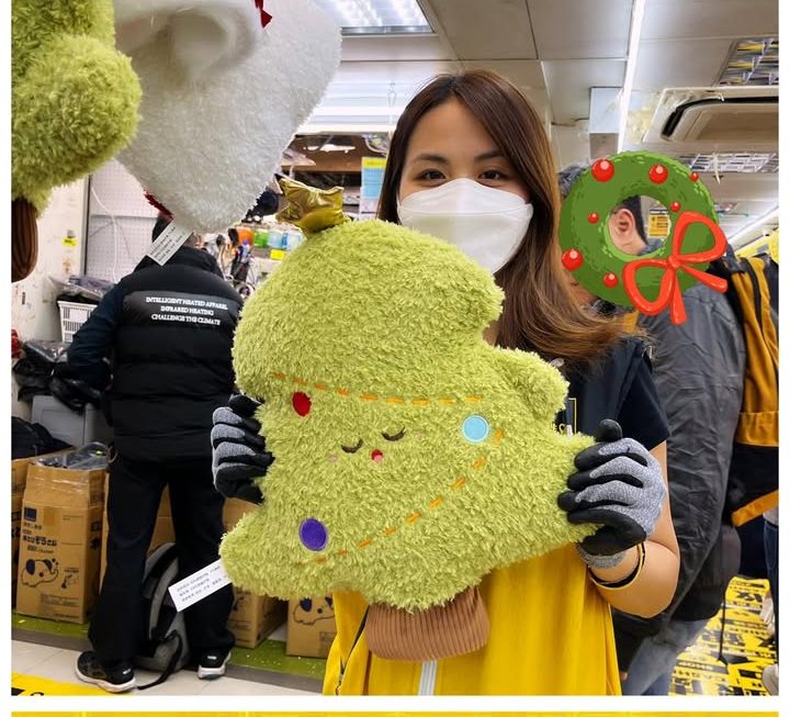 聖誕樹🎄公仔攬枕~$29