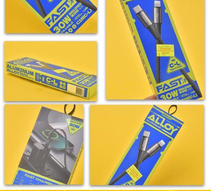 ALLOY 快充電線 Type-c頭～$15