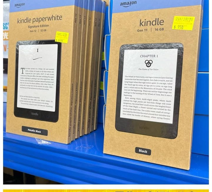Amazon Kindle paperwhite signature edition