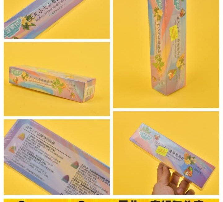 元氣小火山精油泡腳球~$9