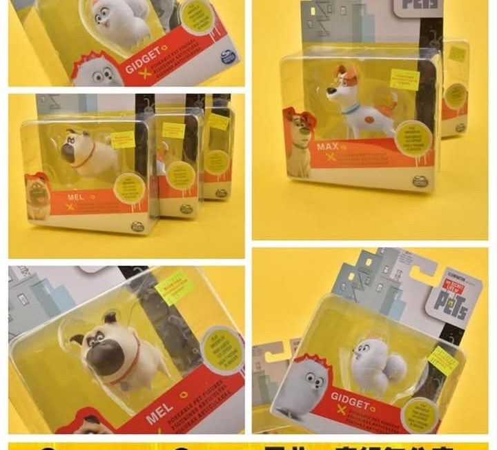 The Secret Life of Pets擺設~$19/款