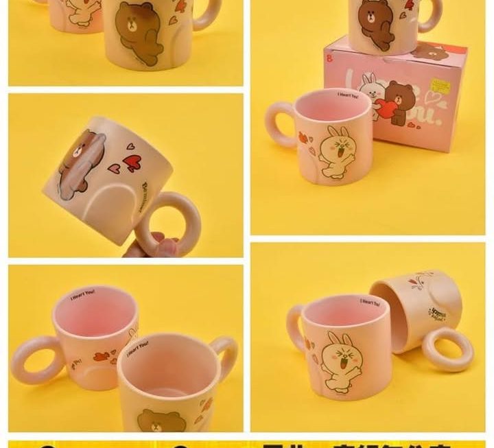 Line Friends人物角色陶瓷杯 ~$49/隻