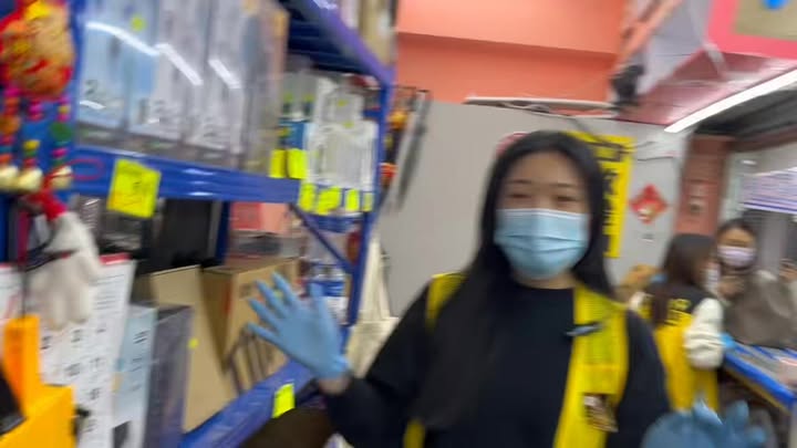 收銀妹妹直擊