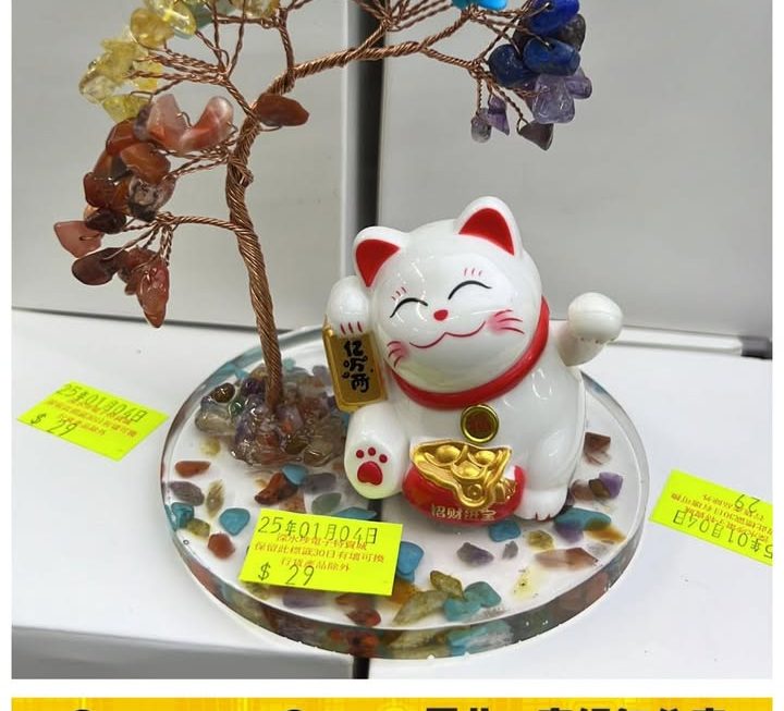 靚靚招財貓擺設 ~$29