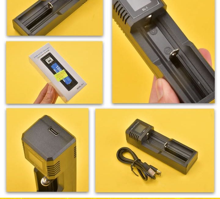 EL-1鋰電池充電器～$25