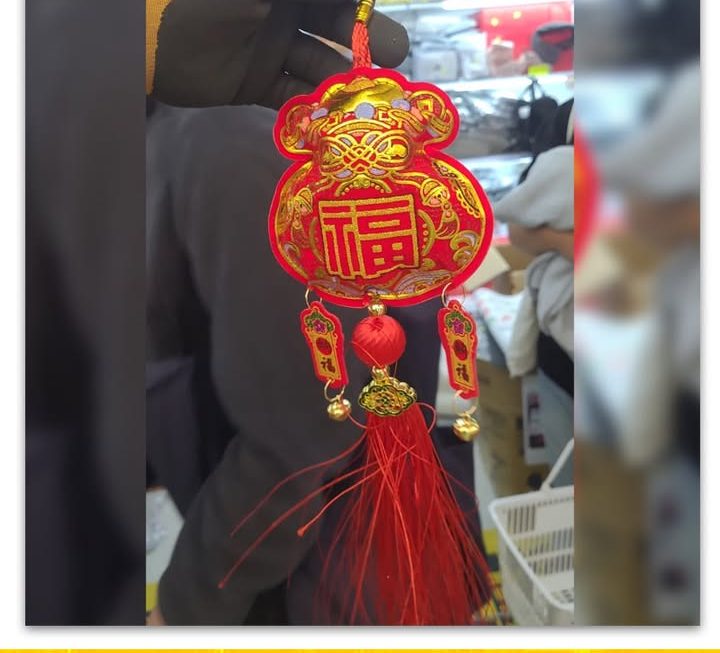 靚靚賀年福字包掛飾~$5