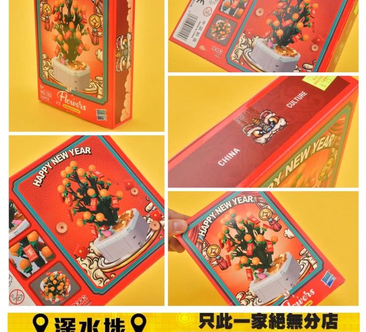 桔樹拼裝積木～$15