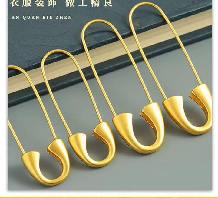 偽黃金安全別針~$3/個