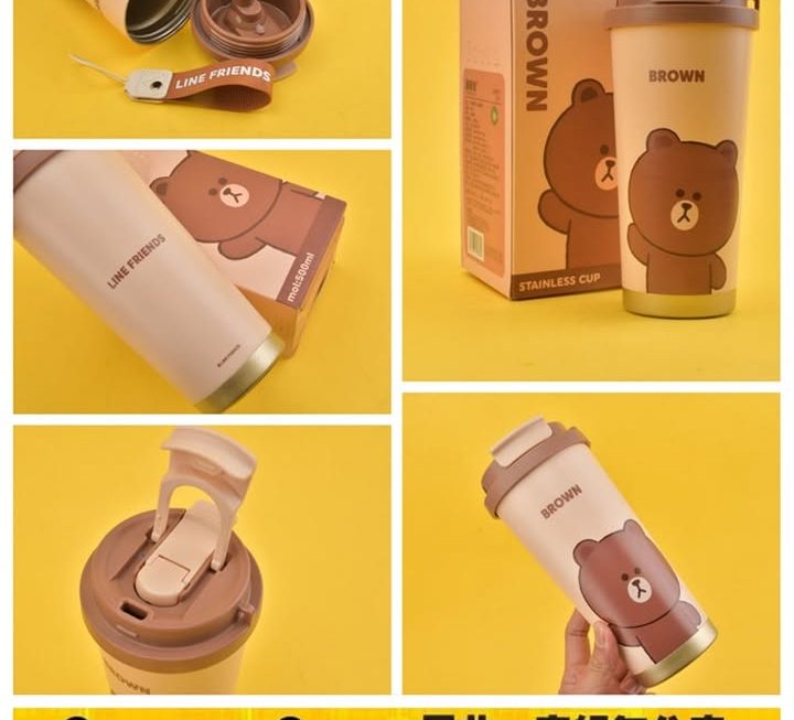 Line Friends不銹鋼保溫杯~$69
