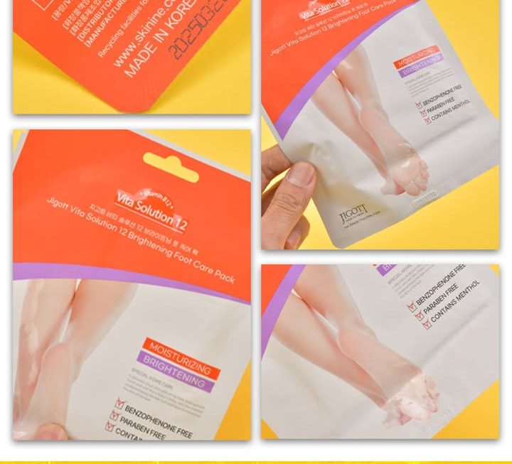 JIGOTT維他命亮白腳膜~$5