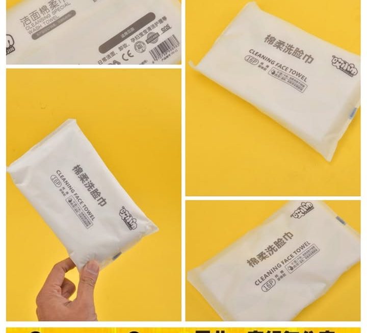 一次性洗面巾~$3