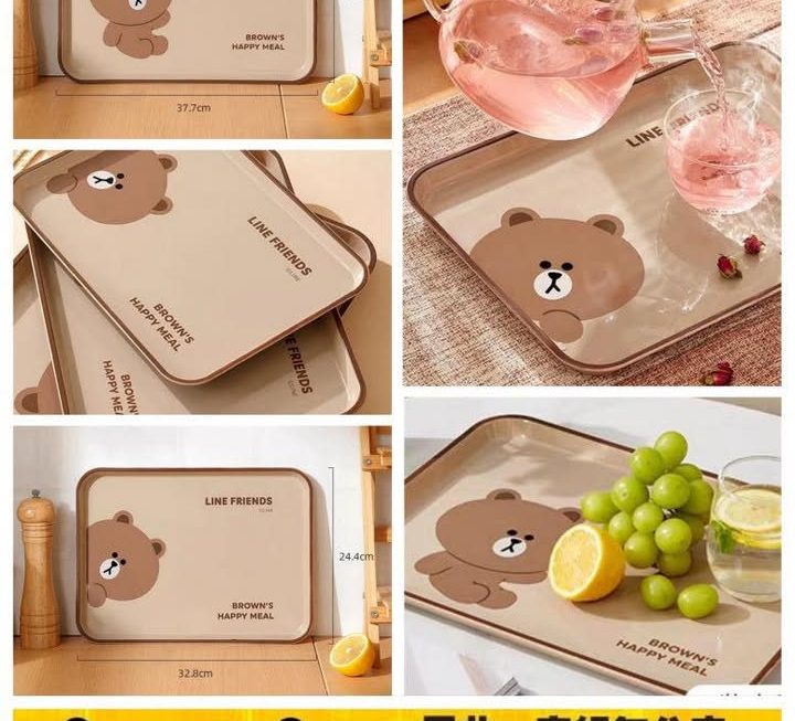 LINE FRIENDS Brown餐盤~$29