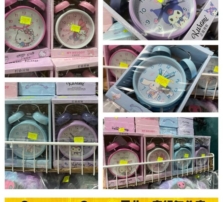 Sanrio 角色鬧鐘 ～$49/個