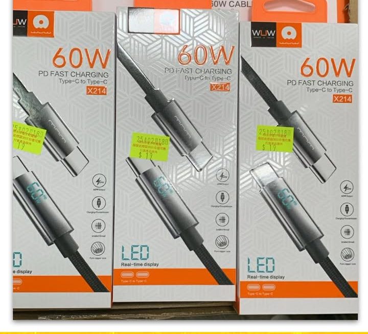 WUW.X214數據充電線~$19