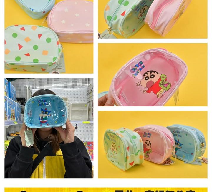 蠟筆小新化妝品收納袋 ～$25/個