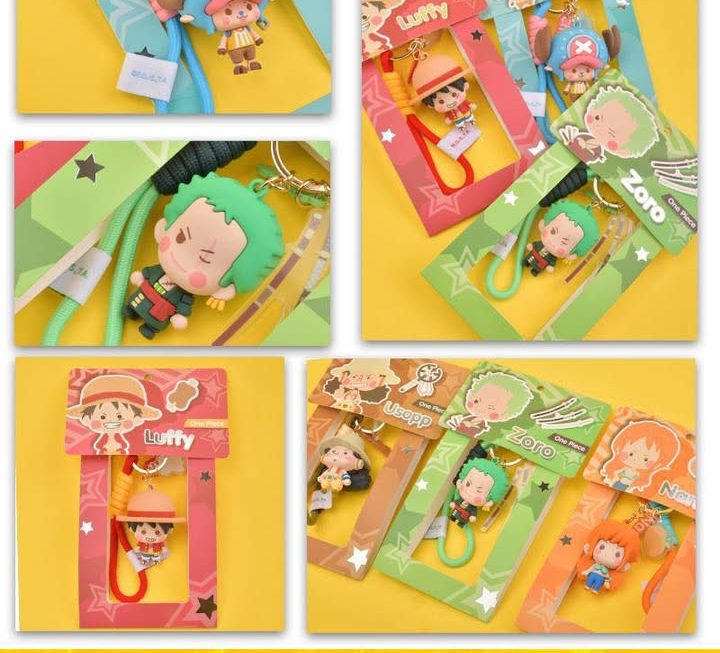 One Piece 海賊王Q版角色匙扣~$25/個