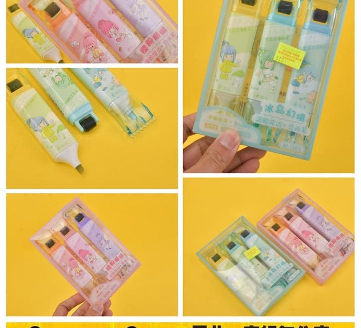 螢光筆套裝~$10