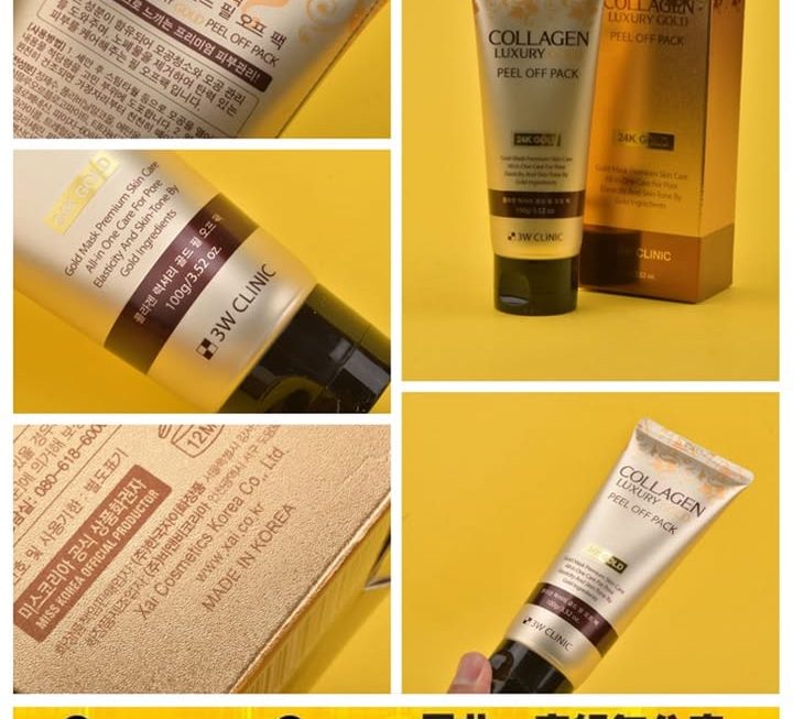 3W CLINIC 膠原蛋白去角質面膜~$39