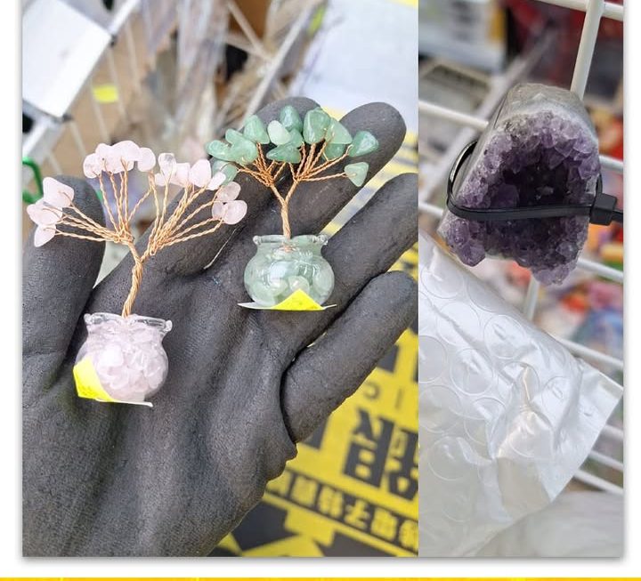 水晶發財樹~$9/個