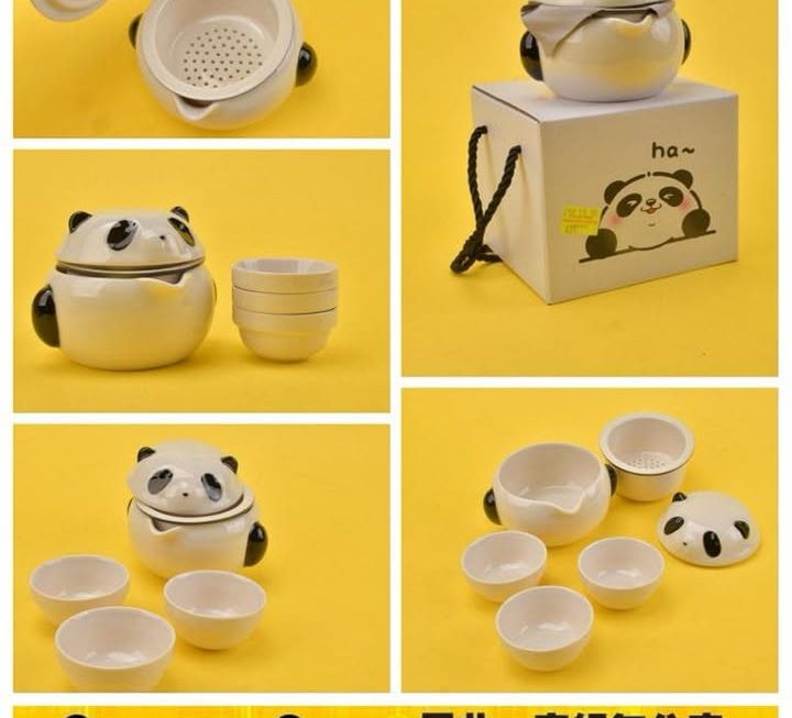 靚靚熊貓造型茶壺套裝~$29