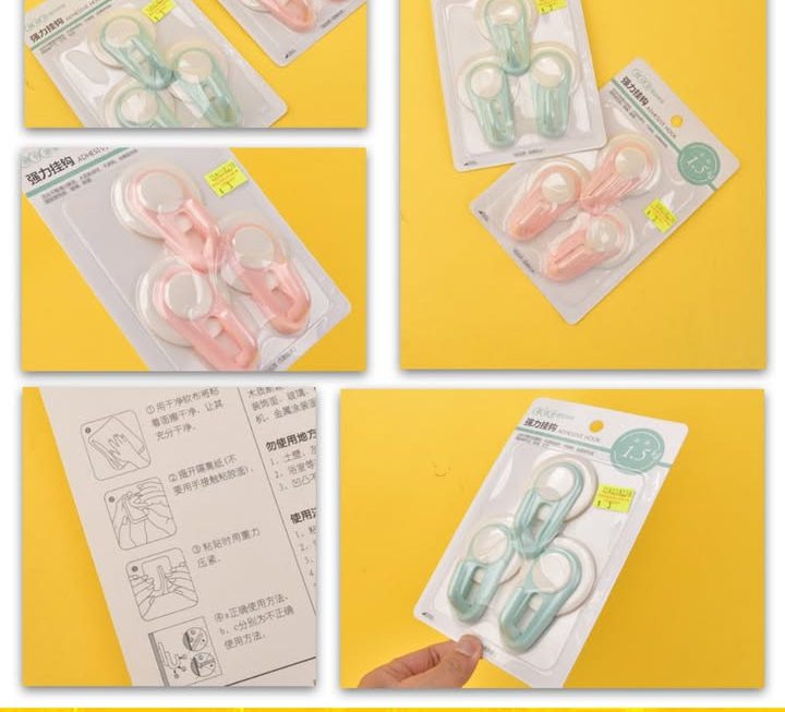 雙面貼強力掛勾 ~$3