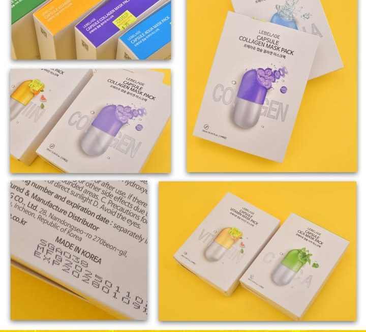 多款 Lebelage 面膜~$25/盒