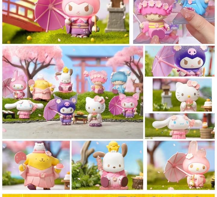 Sanrio 和風櫻花盲盒~$69/個