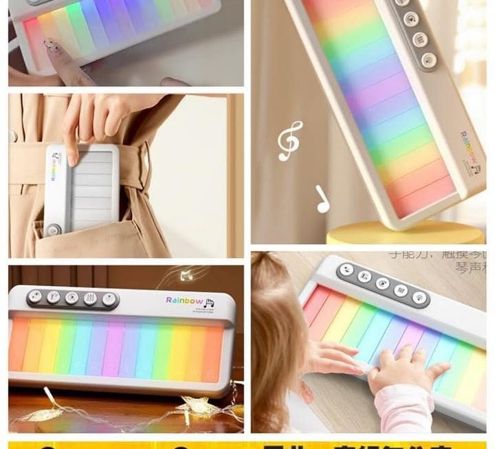 彩虹燈光電子琴~$39