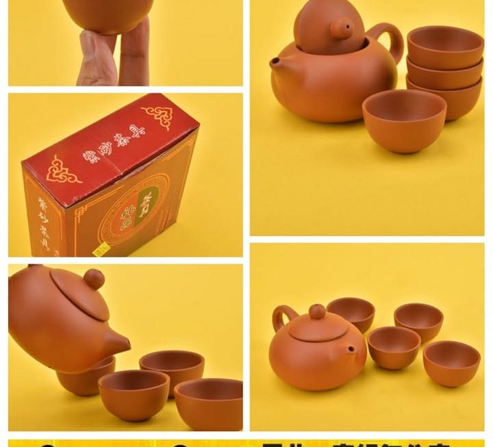 靚靚紫砂茶壺套裝~$19