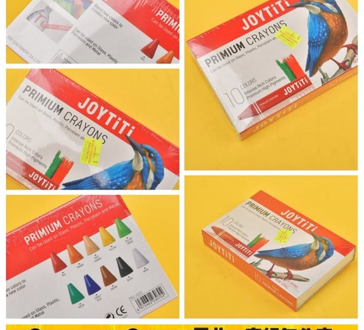 JOYTiTi 10色粉蠟筆套裝~$9