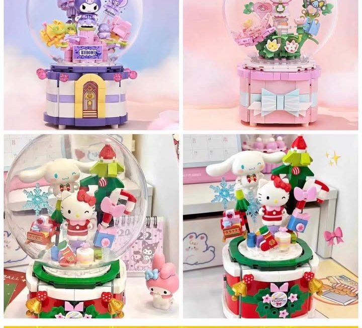 Sanrio 積木音樂盒～$109