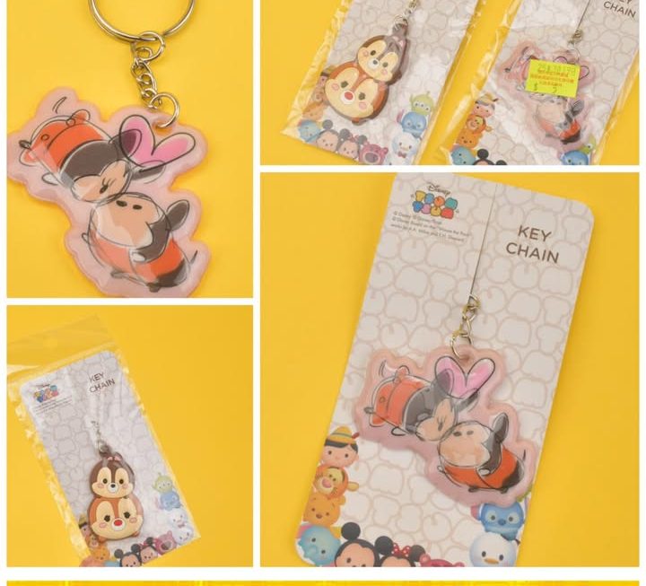 迪士尼 Tsum Tsum 圖案鎖匙扣~$5/款