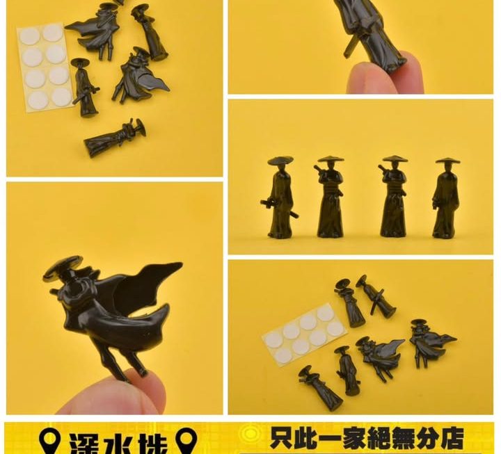 江湖古風武俠客裝飾擺件 ~$9