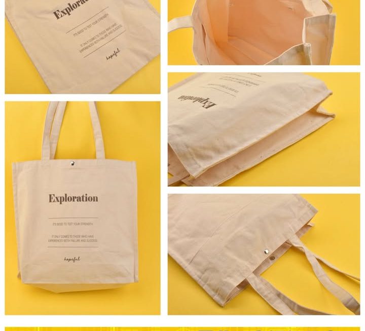 exploration帆布手提袋 ~$5