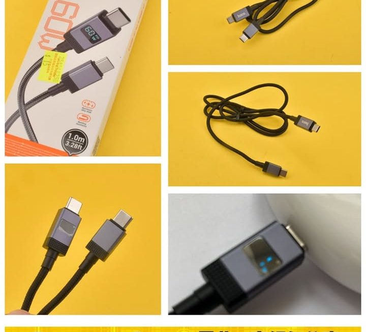 hoco.X118數據充電線~$15