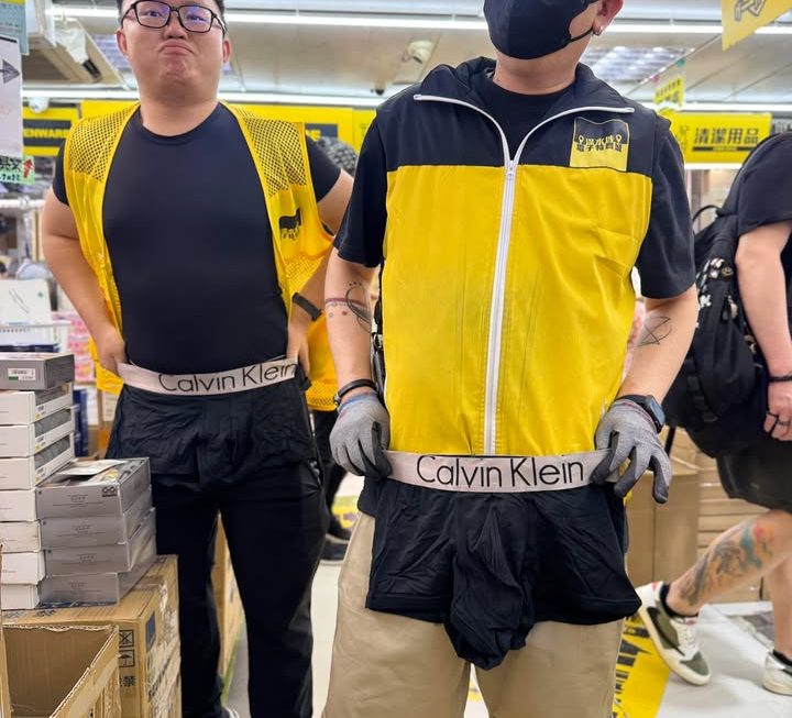 男裝底褲 ￼L碼（三條裝）$119