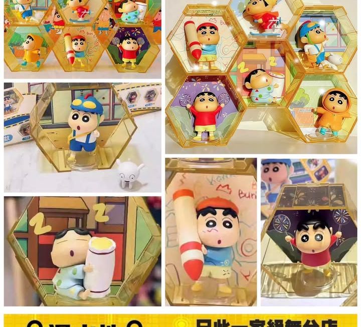 蠟筆小新公仔擺設盲盒~$55/個