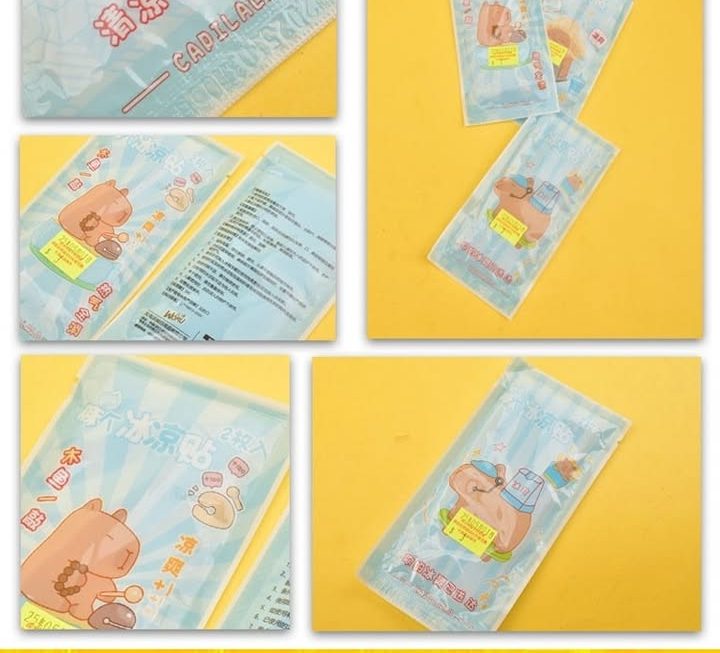 水豚降溫冰貼~$3/包