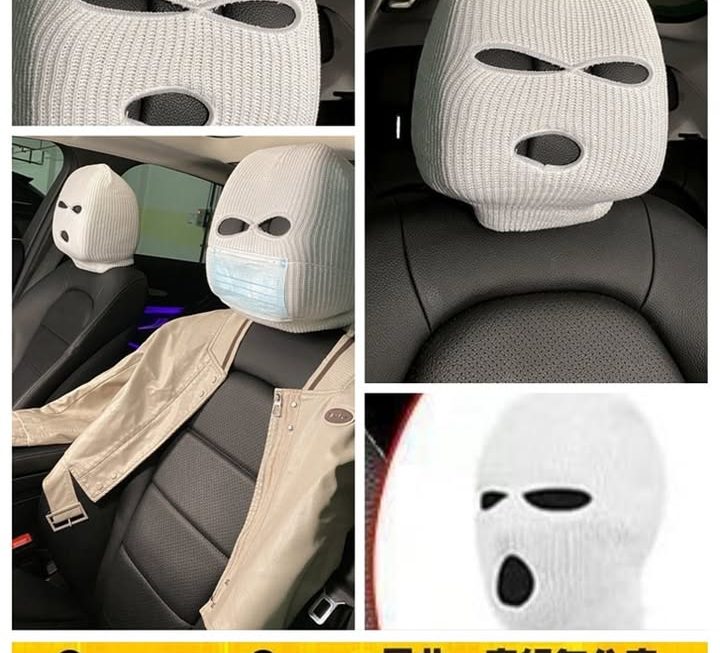汽車頭枕罩套~$9/個