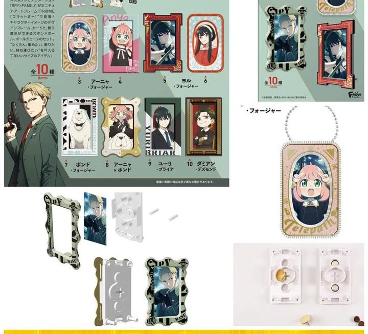 SPY×FAMILY間諜家家酒 迷你相框組合 盲盒~$15/盒