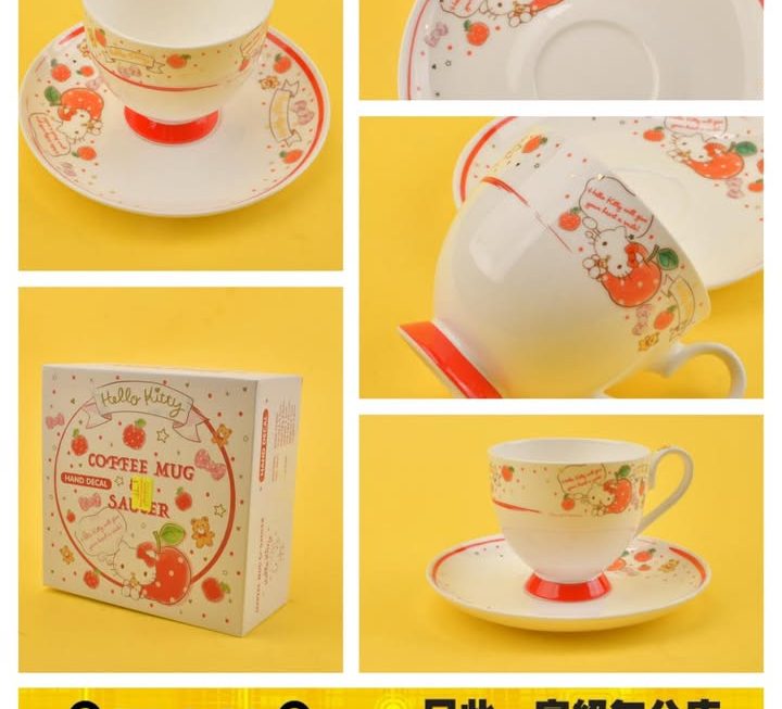 Hello Kitty 主題high tea 茶杯套裝~$19