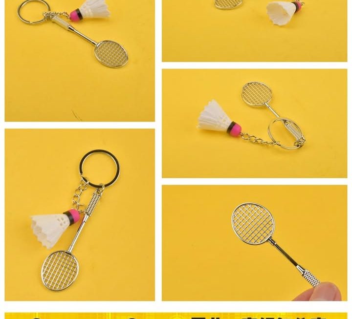 羽毛球拍匙扣~$5🏸