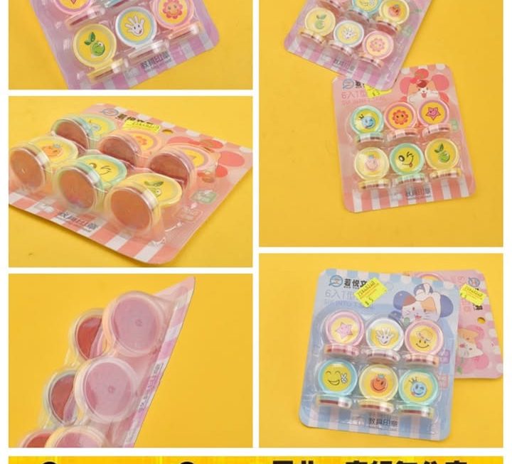 卡通蓋印仔套裝~$5