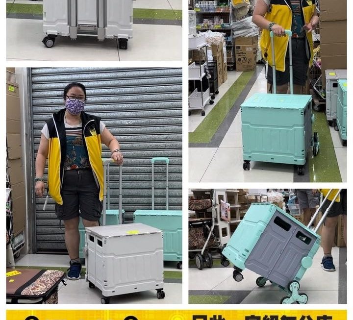 實用手拉買餸車~$159